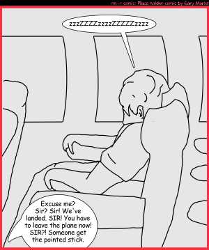 Remove R Comic (aka rm -r comic), by Gary Marks:Sleepless flights