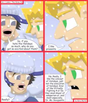 Remove R Comic (aka rm -r comic), by Gary Marks:2011 Holiday tale, part 5 of 12