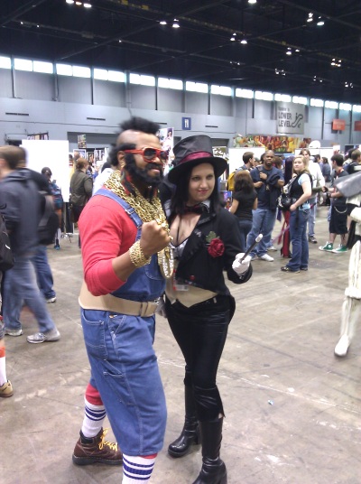 Mr T and Zartana at C2E2